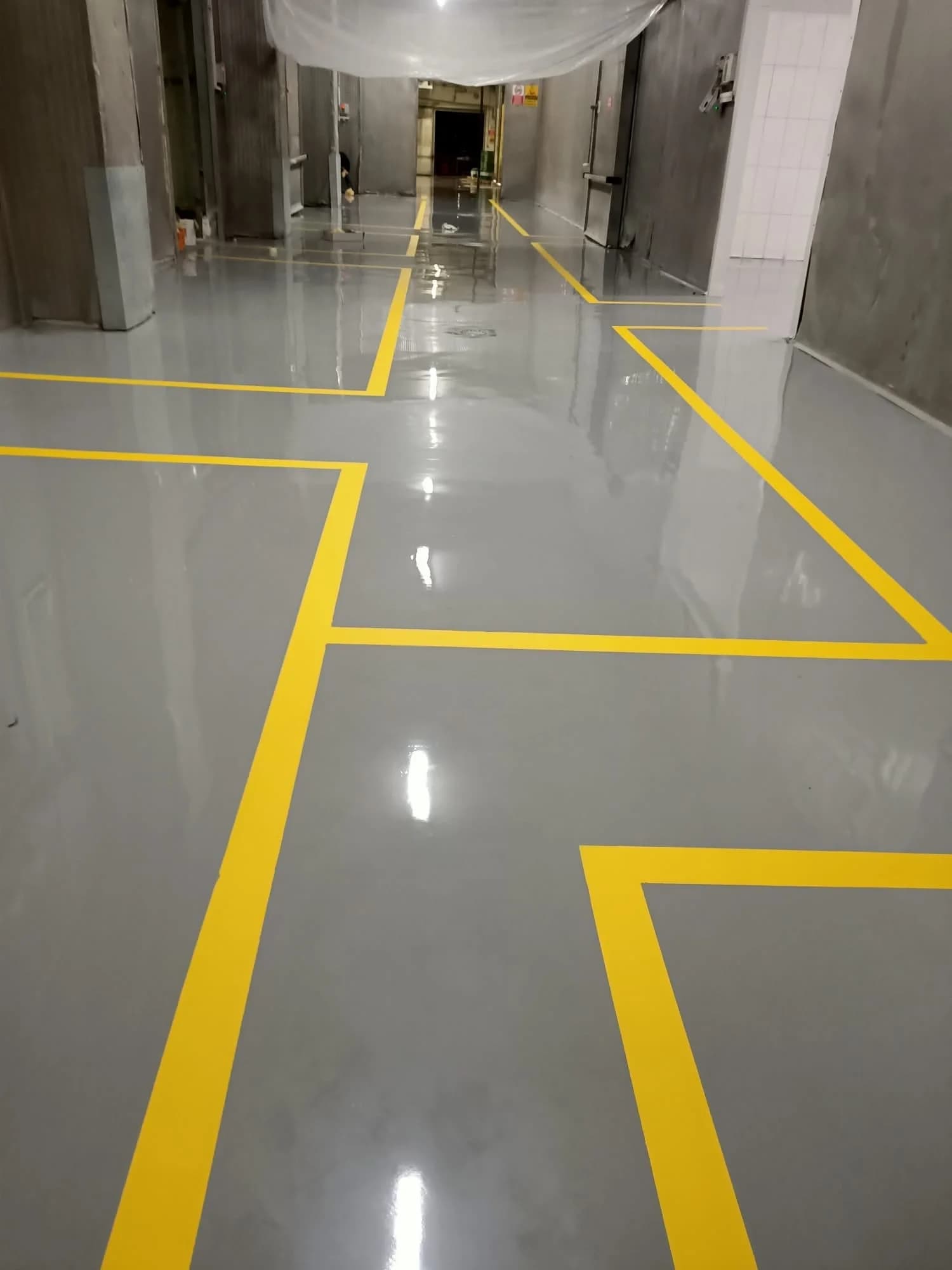 Poliüretan Zemin Kaplama uygulaması