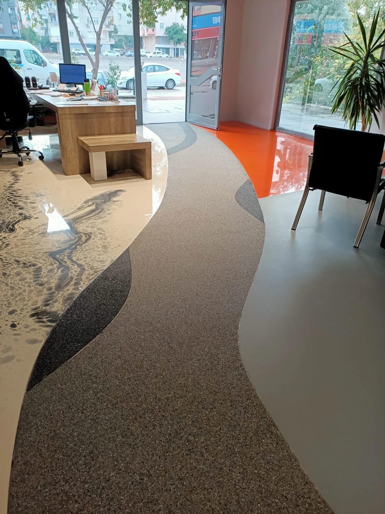 Taş Halı Zemin Kaplama uygulaması